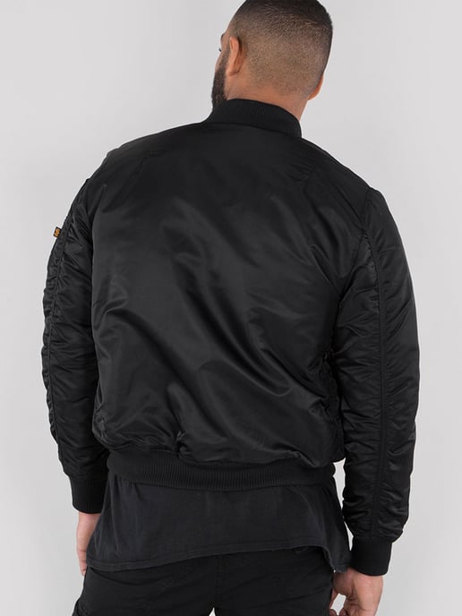 Alpha Industries Herren MA-1 VF NASA Bomberjacke in Schwarz - Image 5
