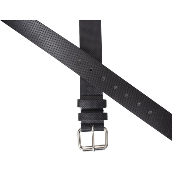 Kruze Herrengürtel aus schwarzem geprägtem Leder - Image 3