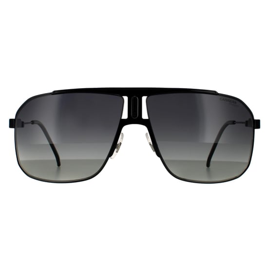 Carrera Rectangle Mens Schwarz Grau Gradient Polarisierte Sonnenbrille - Image 1
