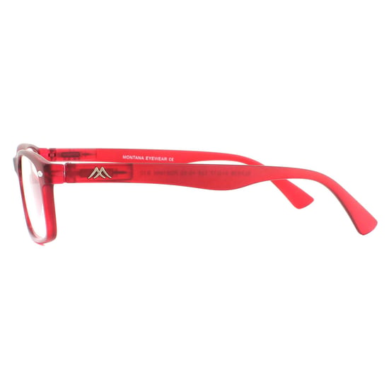 Montana Lesebrille BLF83-B Matte Rot Burgund Blau Light Block +2.50 - Image 3