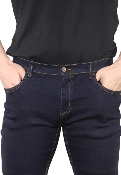 MYT Herren Skinny Fit Jeans Stretch Denim in Indigo - Image 4