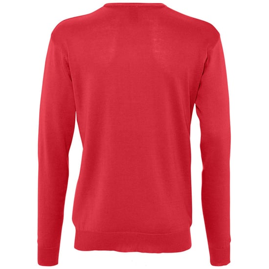 SOLS Herren Galaxy V-Ausschnitt Pullover (Rot) - Image 2