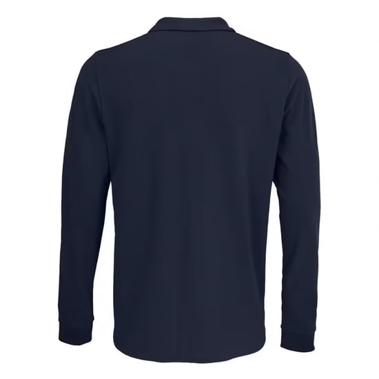 SOLS - Poloshirt für Herren/Damen Unisex Langärmlig (Dunkelblau) - Image 2