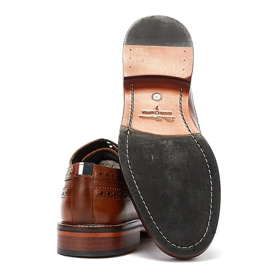 Ben Sherman Archie Brogue Herren Tan Schuhe - Image 4
