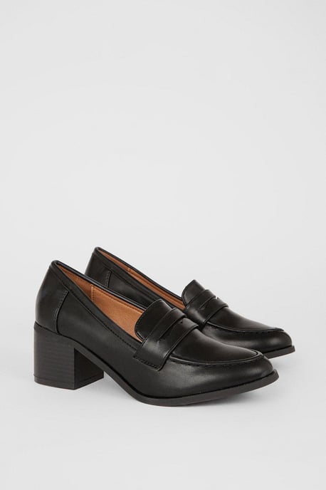 Lora Heeled Loafers - Image 3