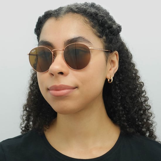 Ray-Ban Round Unisex Rose Gold Brown RB3637 New Round