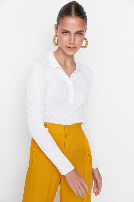 Trendyol Femmes Chemise polo Chandail - Image 3