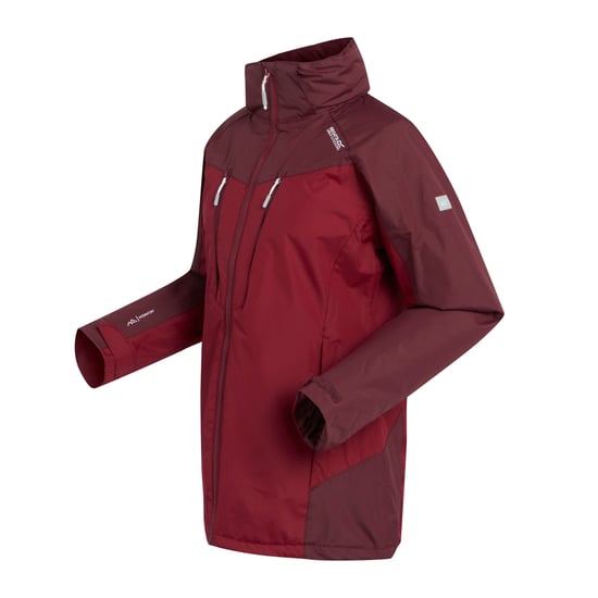 Regatta Womens/Ladies Calderdale Winter Waterproof Jacket (Rumba Red/Burgundy)