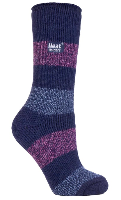 Heat Holders - Damen gemusterte Winter warme Thermosocken 4-8 UK - Image 1
