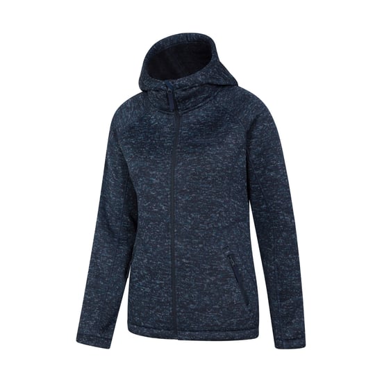 Mountain Warehouse - "Nevis" Hoodie mit durchgehendem Reißverschluss für Damen (Marineblau) - Image 4