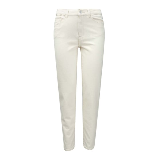 Jean Emily coupe droite taille haute Only Pour Femme en Ã‰cru - Image 1
