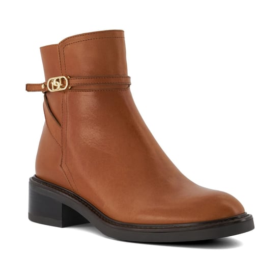 Dune Praising Leder Damen Tan Stiefel - Image 1
