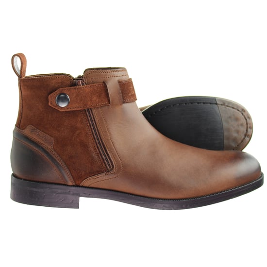 Clarks Brocton Mens Brown Boots