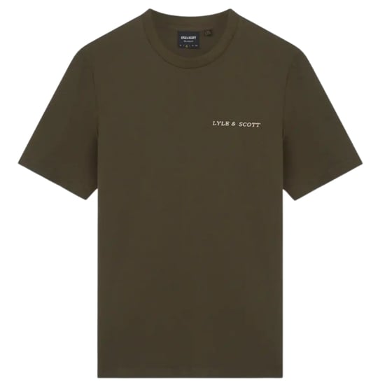 Lyle & Scott gesticktes Logo Wilton Green T-Shirt - Image 1