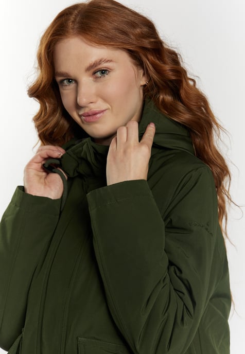 Dreimaster Arctic Winterjacke Damen dunkelgrün - Image 5