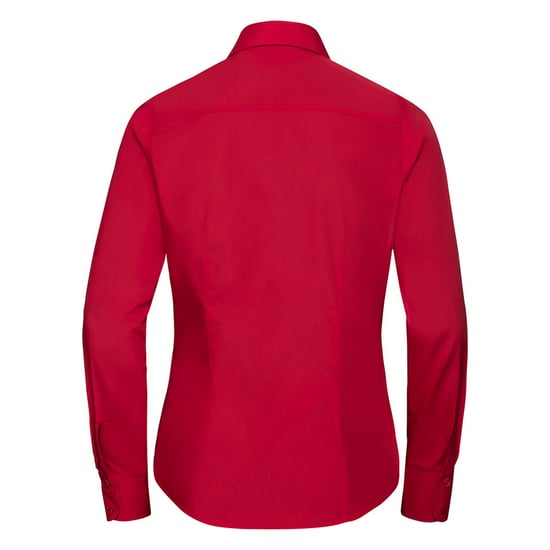 Russell Collection - Hemd für Damen Langärmlig (Rot) - Image 2