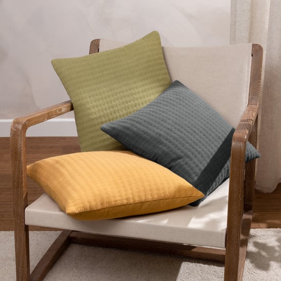 Yard Hush Cotton Linear Cushion Cover