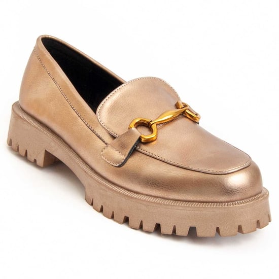 Montevita Platform Moccasin Macca3 In Gold