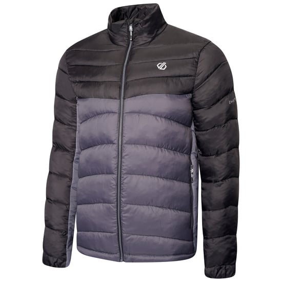 Dare 2B Mens Precipice Insulated Padded Jacket (Black/Ebony Grey)
