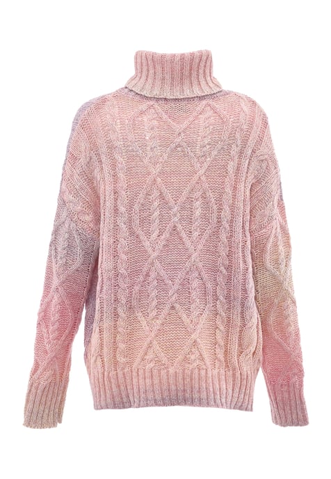 Mymo Rollkragenpullover Damen Regenbogen - Image 2