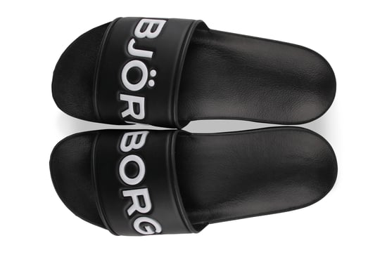 Bjorn Borg Sandalen für ihn. Die Sandalen sind aus hochwertigem Gummi gefertigt. Die Sandale hat eine robuste EVA-Sohle, die für eine gute Dämpfung sorgt.  Marke: Modellname: Harper II MCKategorie: HerrensandalenMaterialien: GummiFarbe: schwarz - Image 4