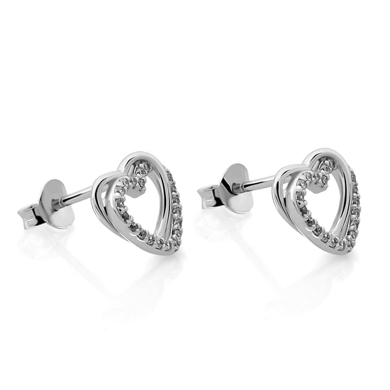 Orphelia 'Ariana' Damen 925er Sterling Silber Steckerohrringe - Silber ZO-7482 - Image 1