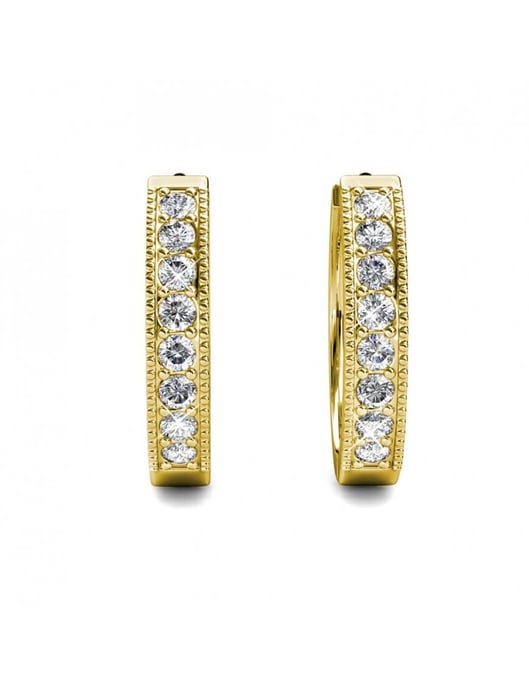 Eclat Ohrringe - Gold und Kristall - Image 3