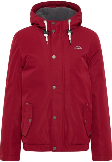 ICEBOUND Winterjacke Herren Dunkelrot - Image 1