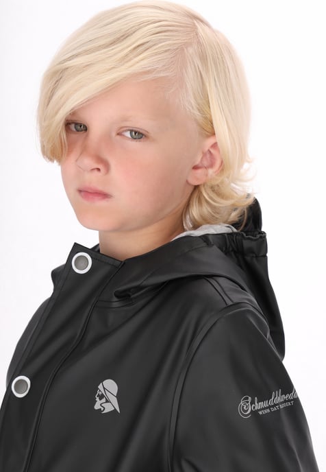 Schmuddelwedda Regenmantel Jungen (Kids) Schwarz - Image 5