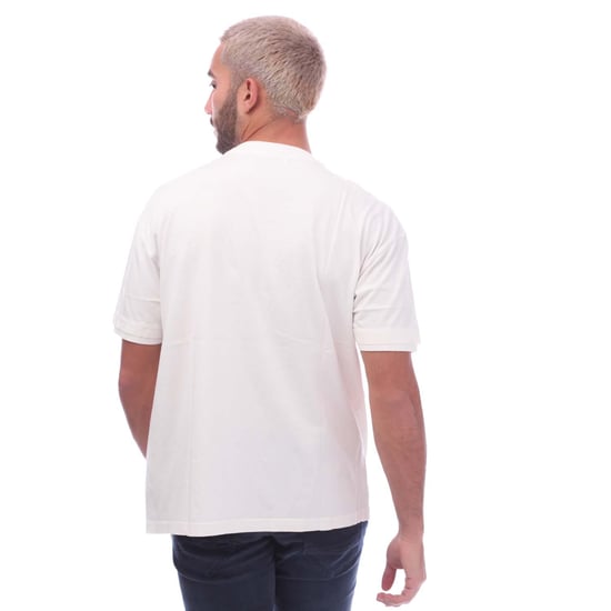 Baumwoll-Rundhals-T-Shirt mit abnehmbarer Halskette in Weiß - Image 2