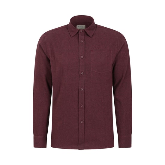 Mountain Warehouse Herren Bamford Melange Hemd (Burgund) - Image 1
