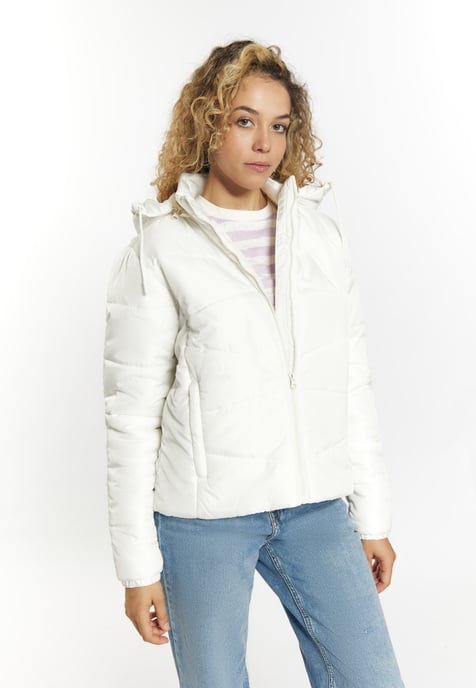 Mymo Jacke Damen Wollweiß - Image 3