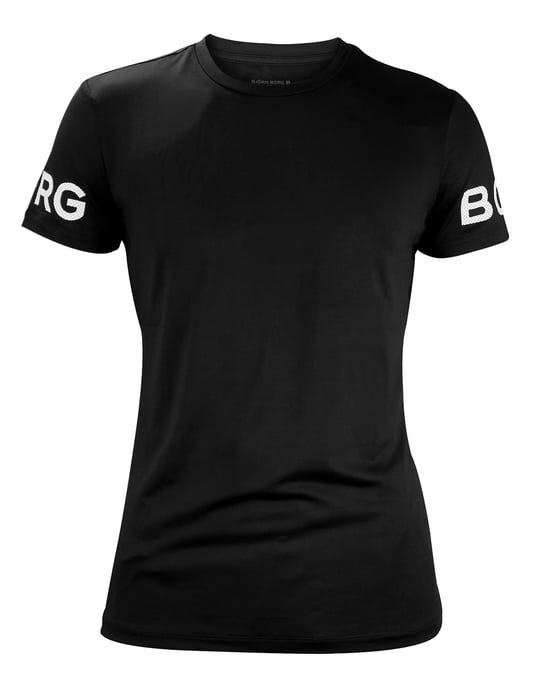 Björn Borg - Herren-Hochleistungs-T-Shirt mit kurzen Ärmeln - Schwarz - Image 1