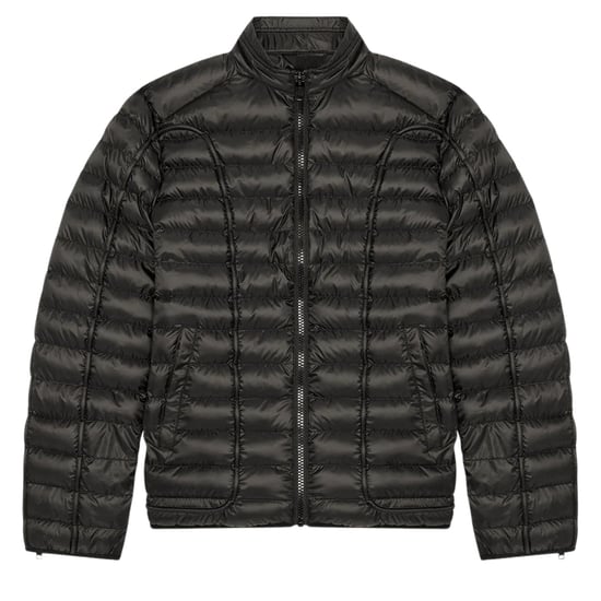 Diesel Plain Black Padded Jacket