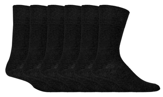 Herren 6er Pack nicht elastische Diabetikersocken mit handgekettelten Zehennähten - Image 1