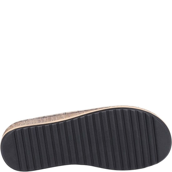 Hush Puppies Womens/Ladies Elissa Suede Sandals (Black/Cream)