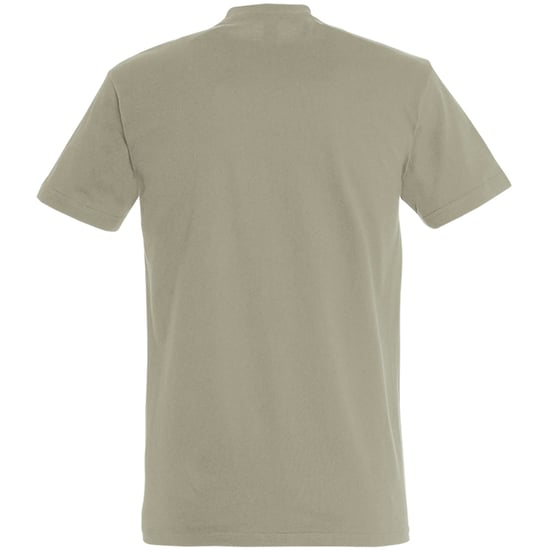SOLS Mens Imperial Heavyweight Short Sleeve T-Shirt (Khaki) - Image 2