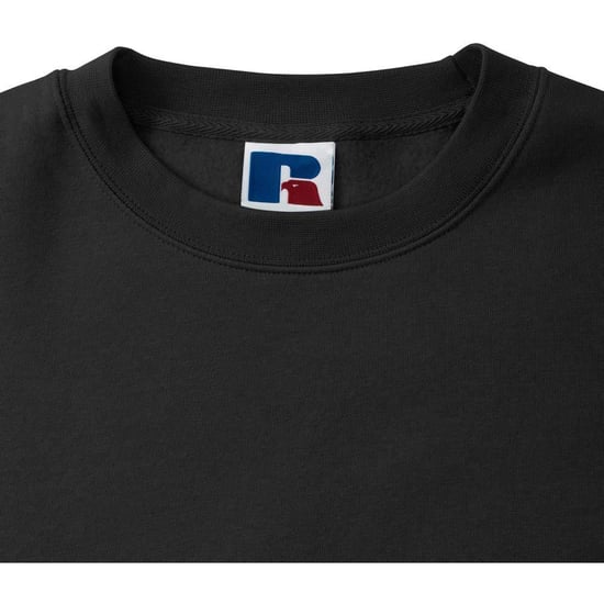 Russell Herren Authentic Sweatshirt (Schlanker Schnitt) (Schwarz) - Image 4