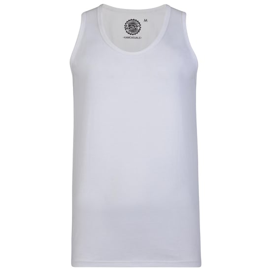 Plus Size Mens Classic Vest Kam Sleeveless Crew Neck