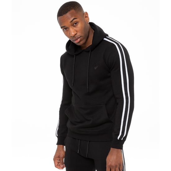 Gestreifter Herren Pullover Hoodie - Image 1