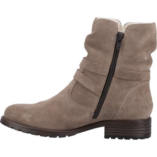 Hush Puppies Piper Leder Damen Taupe Stiefel - Image 4