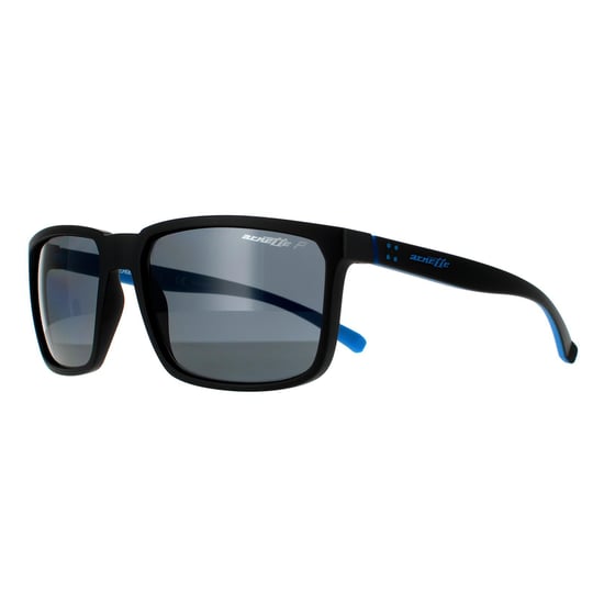 Arnette Rechteck Herren Mattschwarz Dunkelgrau Polarisierte Sonnenbrille - Image 2