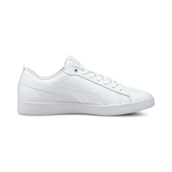 PUMA Damen Smash v2 Leder Sneakers Sportschuhe - Image 5