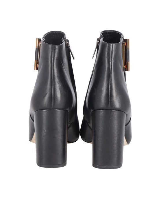 Michael Kors Gloria Stiefeletten aus schwarzem Leder - Image 5