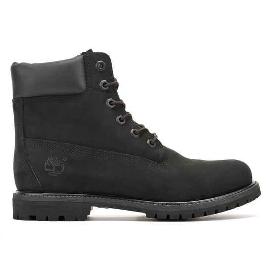 Timberland Womens 6 Inch Premium Schwarz Nubukleder Stiefel - Image 4