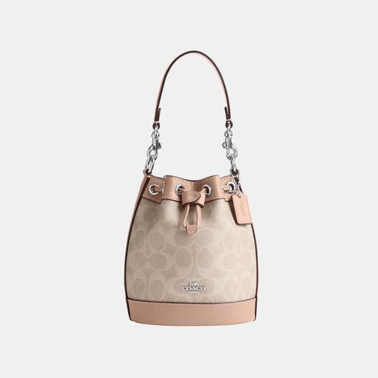 Mini Bucket Bag in Signature Canvas