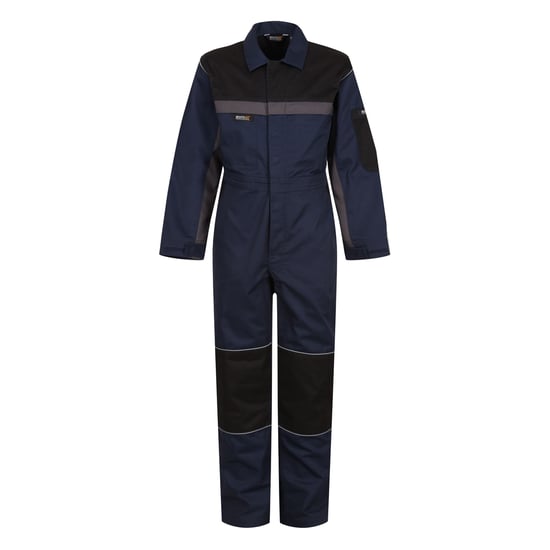 Regatta - Jumpsuit Schnappverschluss für Kinder (Marineblau/Schwarz) - Image 1