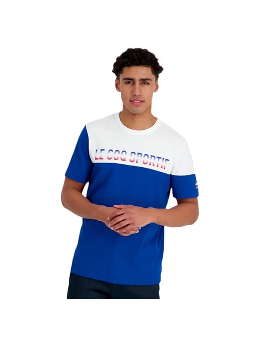 Le Coq Sportif Tricolor-T-Shirt für Herren - Image 1