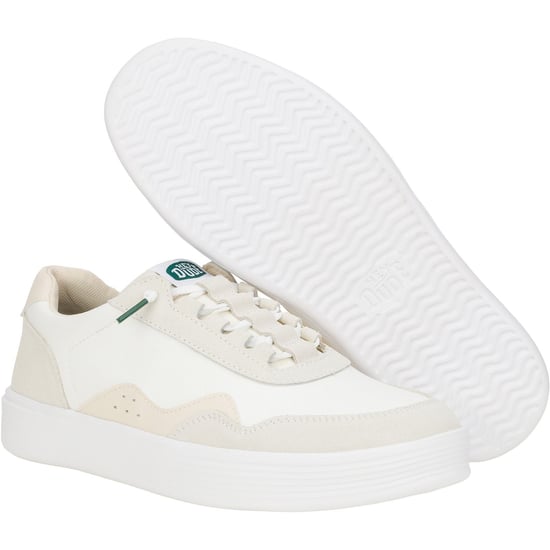HEYDUDE Hudson Classic Suede Herren Hellbeige/Weiß Turnschuhe - Image 3