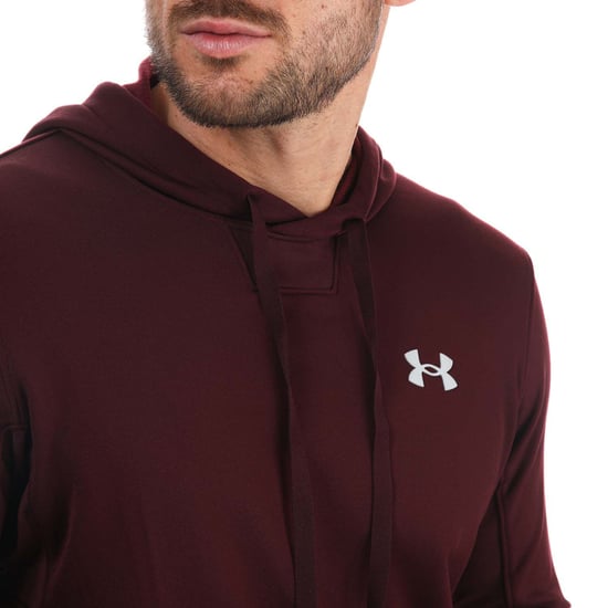 Under Armour Terry Mens Burgundy Hoodie
